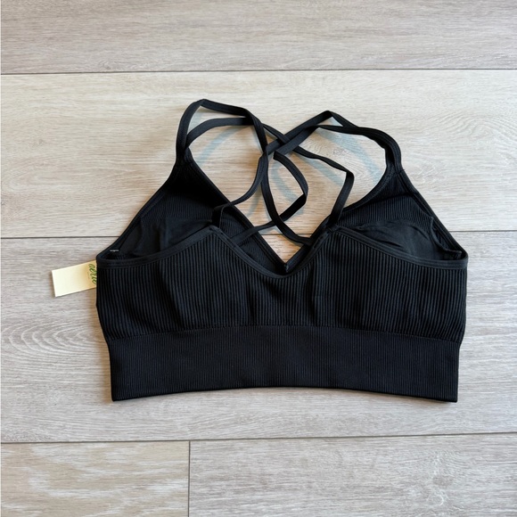 American Eagle / AERIE women’s ribbed sports bra size large - Picture 2 of 3